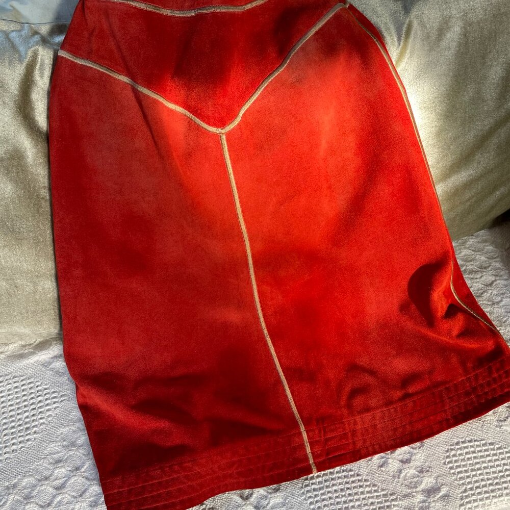 Rare Vintage Bonnie Cashin Leather Skirt - Picture 15 of 15